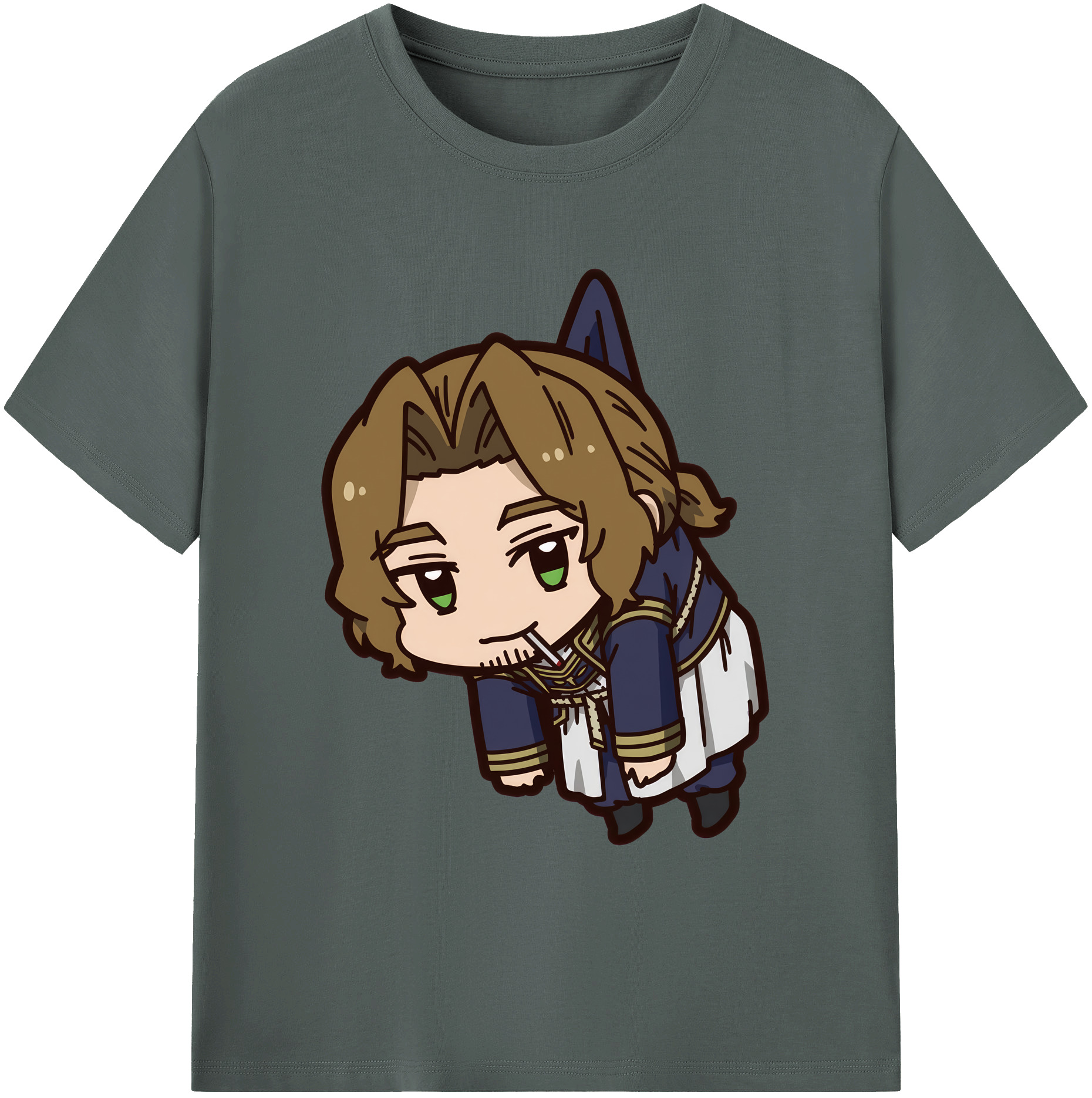 （画像用） 葬送のフリーレン Frieren 綿100％ メンズ半袖Tシャツ｜肌触りやわらか＆通気性